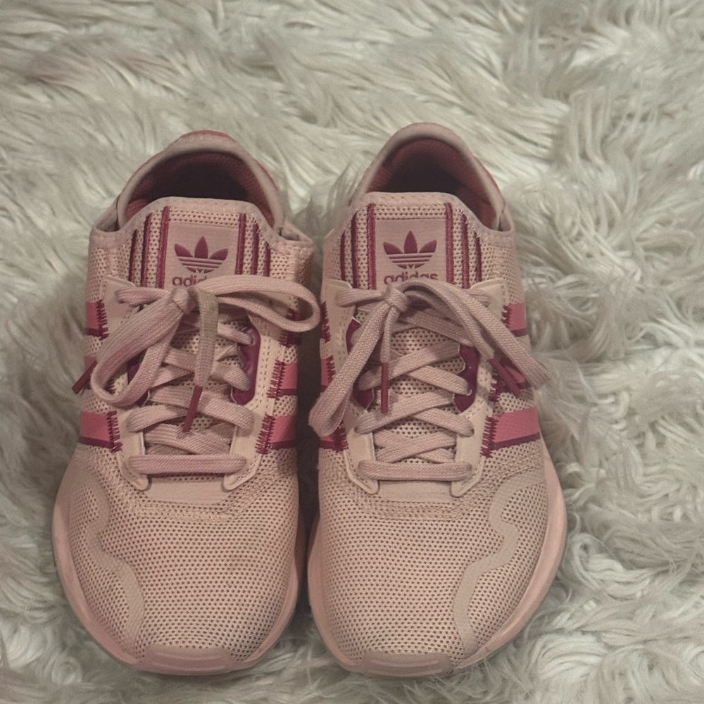 Adidas Women's Blush and Maroon Sneakers